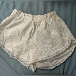 White Shorts